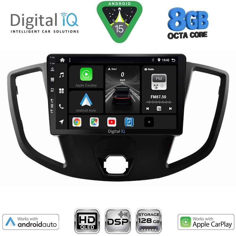 DIGITAL IQ BXF 7179_CPAA  (9inc) MULTIMEDIA TABLET for FORD TRANSIT mod. 2014-2020