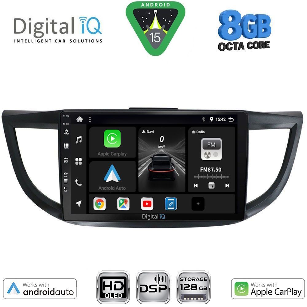 DIGITAL IQ BXF 7198_CPAA (10inc) MULTIMEDIA TABLET for HONDA CRV mod. 2013-2017
