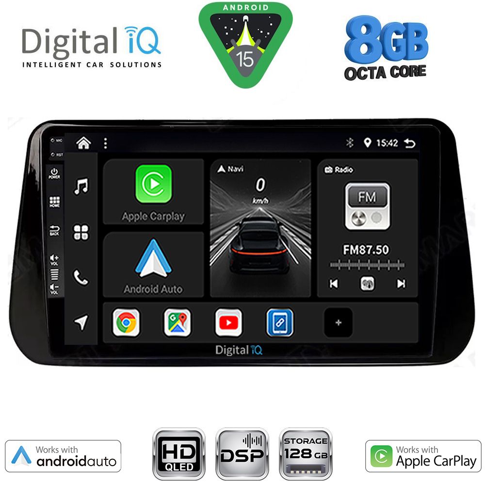 DIGITAL IQ BXF 7238B_CPAA (10inc) MULTIMEDIA TABLET for HYUNDAI IX45 - SANTA FE mod. 2021-2023