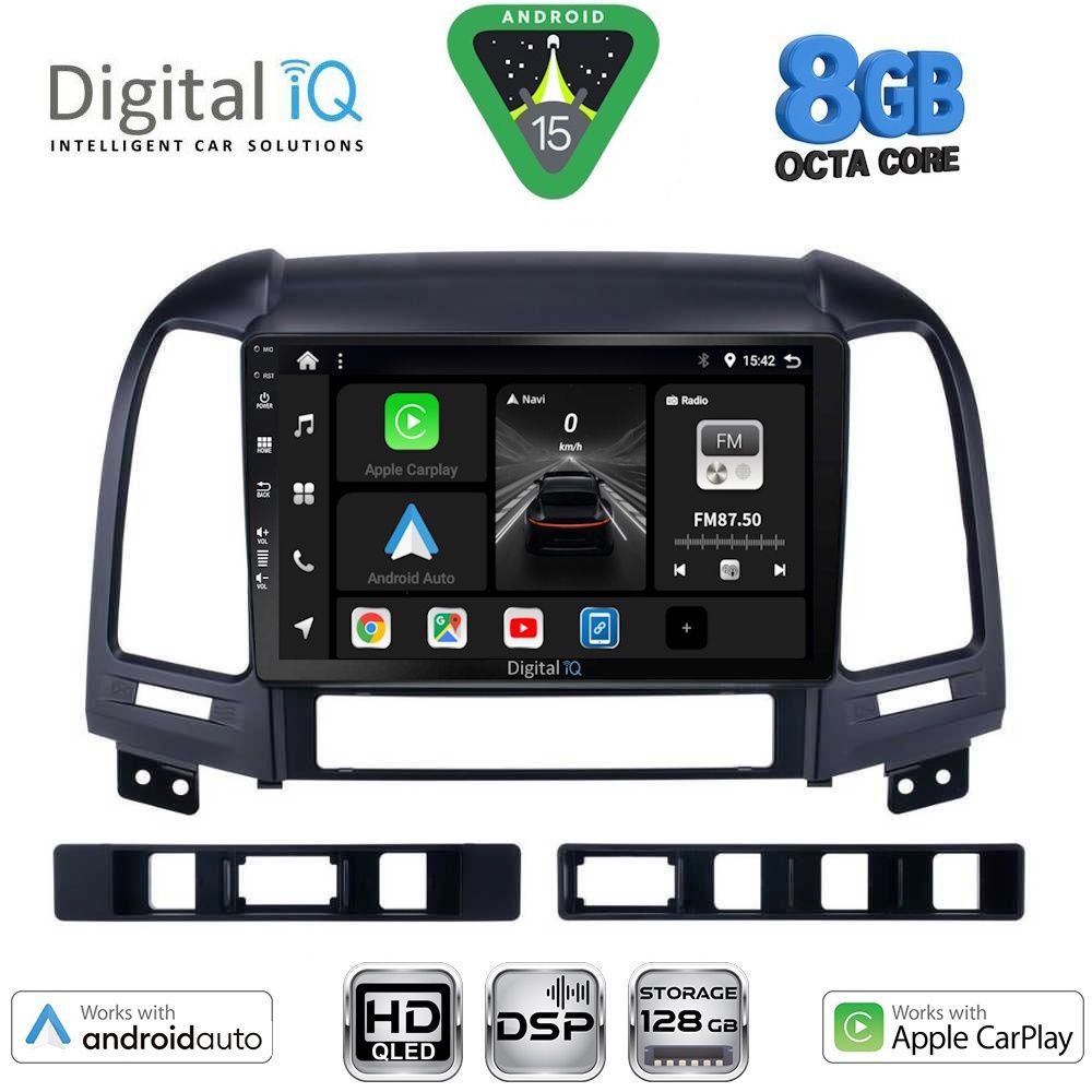 DIGITAL IQ BXF 7239_CPAA (9inc) MULTIMEDIA TABLET for HYUNDAI SANTA FE  mod. 2005-2013