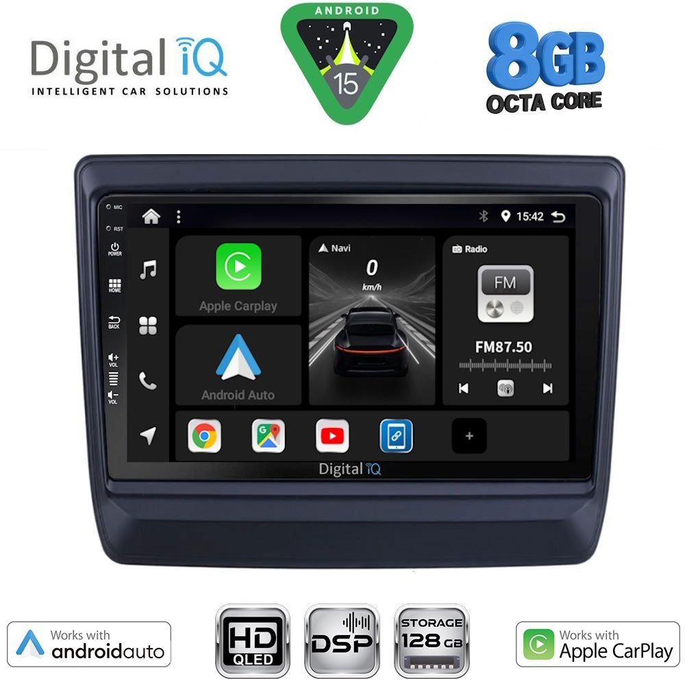 DIGITAL IQ BXF 7256_CPAA (9inc) MULTIMEDIA TABLET for ISUZU DMAX mod. 2020-2026