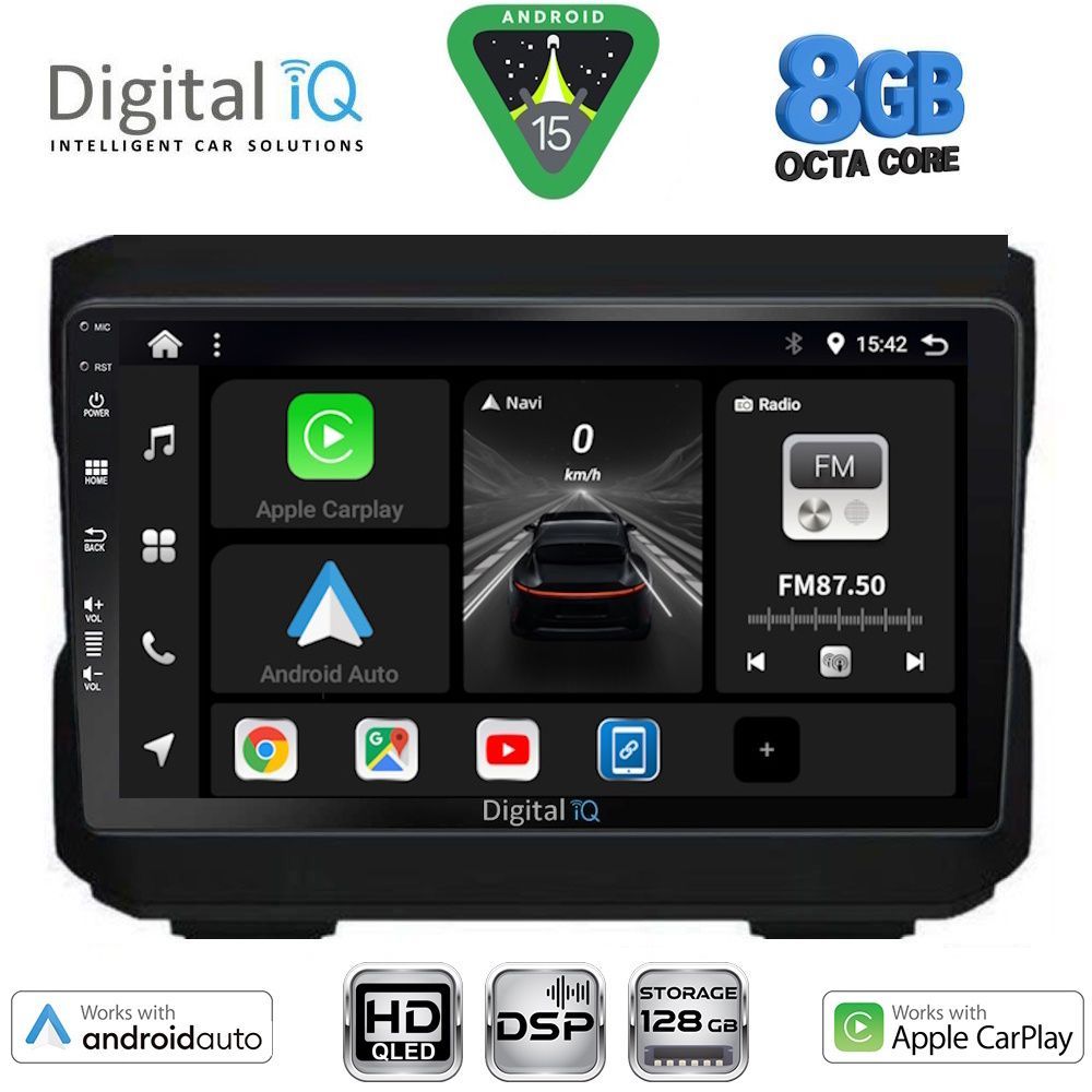 DIGITAL IQ BXF 7272_CPAA (10inc) MULTIMEDIA TABLET for JEEP  mod. 2007-2014 - DODGE mod. 2007-2014