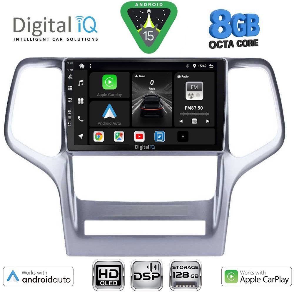 DIGITAL IQ BXF 7282_CPAA (9inc) MULTIMEDIA TABLET for JEEP GRAND CHEROKEE mod. 2011-2014