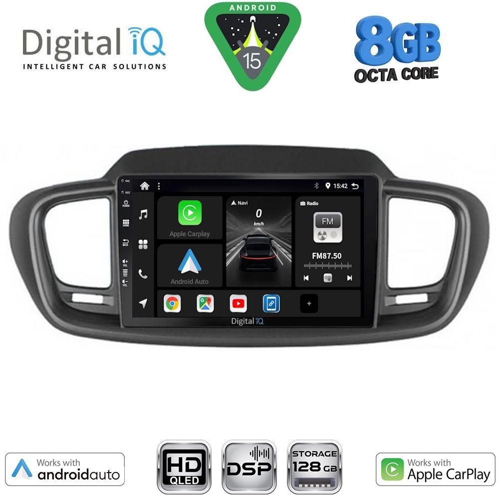 DIGITAL IQ BXF 7319_CPAA (10inc) MULTIMEDIA TABLET for KIA SORENTO mod. 2014-2020