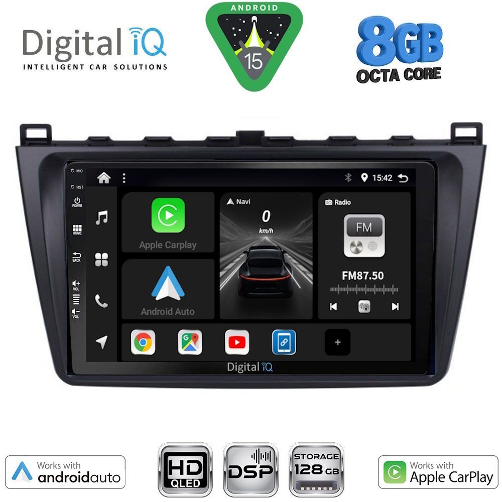 DIGITAL IQ BXF 7377_CPAA (9inc) MULTIMEDIA TABLET for MAZDA 6 mod. 2008-2012