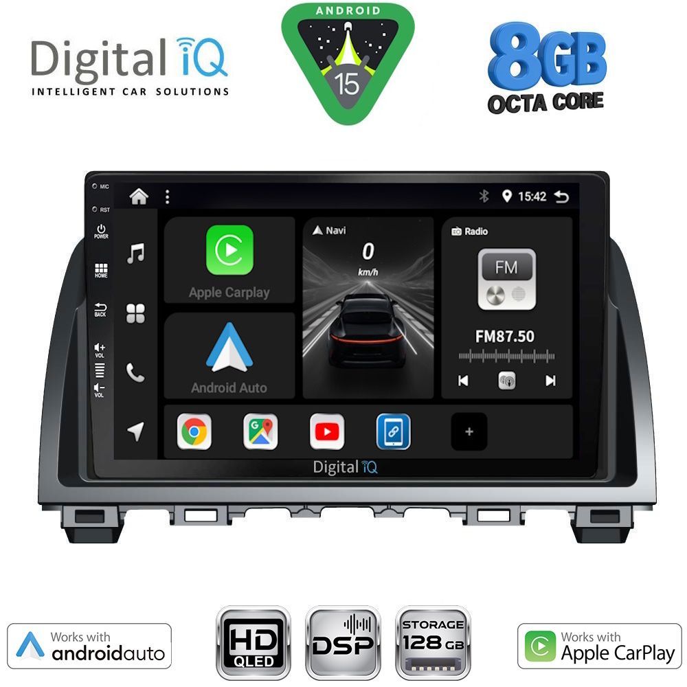 DIGITAL IQ BXF 7378_CPAA (9inc) MULTIMEDIA TABLET for MAZDA 6 mod. 2012-2017