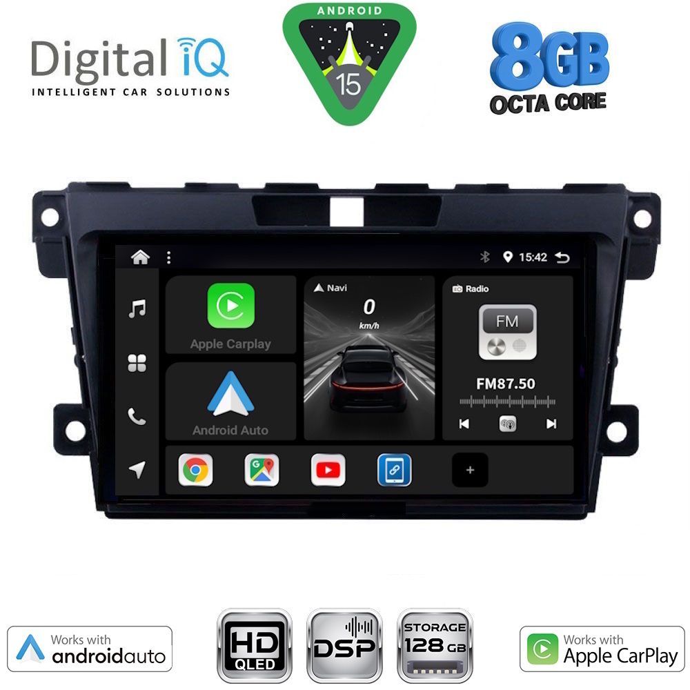 DIGITAL IQ BXF 7389_CPAA (9inc) MULTIMEDIA TABLET for MAZDA CX7  mod. 2006-2012