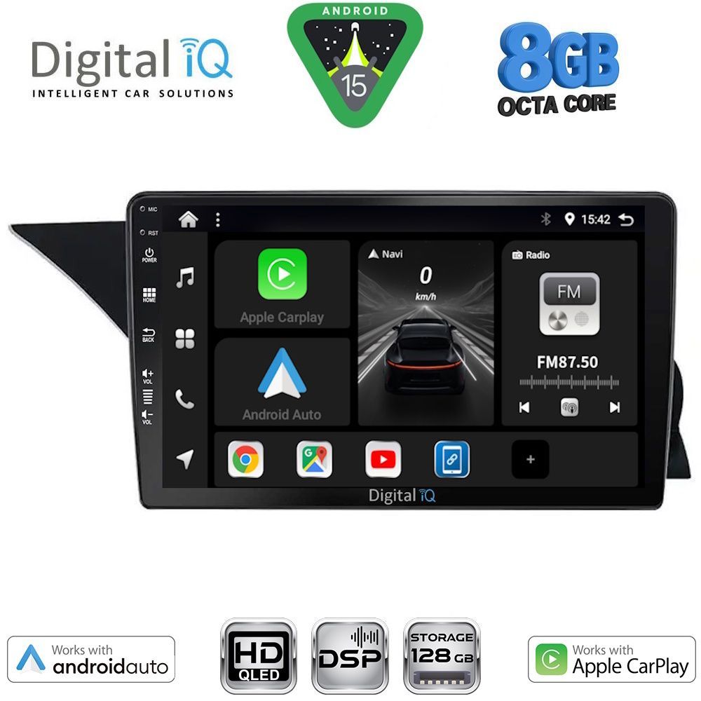 DIGITAL IQ BXF 7411_CPAA (NTG 4.0) (9inc) MULTIMEDIA TABLET for MERCEDES GLK (X204) mod. 2008-2012
