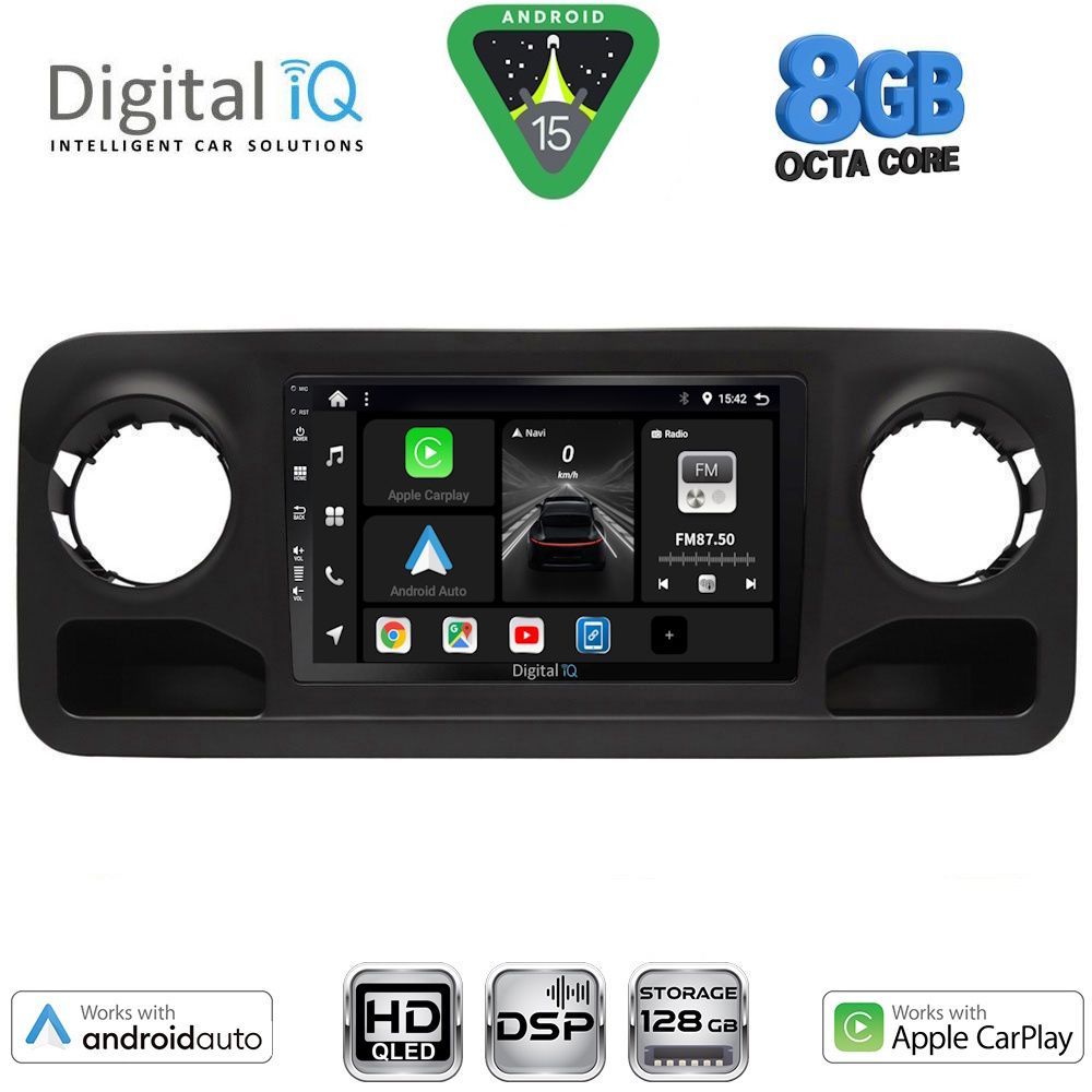 DIGITAL IQ BXF 7424_CPAA (10inc) MULTIMEDIA TABLET for MERCEDES SPRINTER mod. 2018-2026