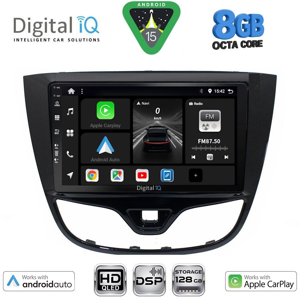 DIGITAL IQ BXF 7489_CPAA (10inc) MULTIMEDIA TABLET for OPEL KARL mod. 2014-2019