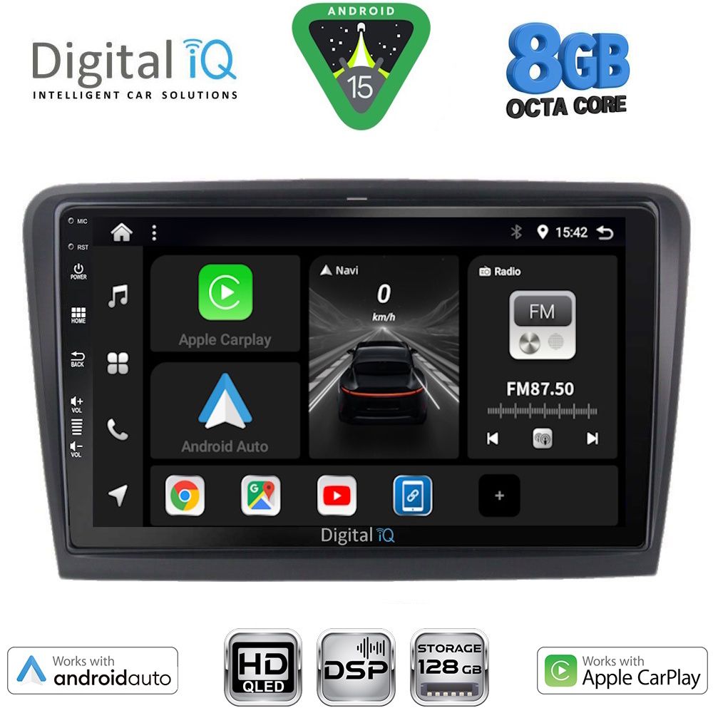 DIGITAL IQ BXF 7604B_CPAA (10inc) MULTIMEDIA TABLET for SKODA SUPERB mod. 2008-2015