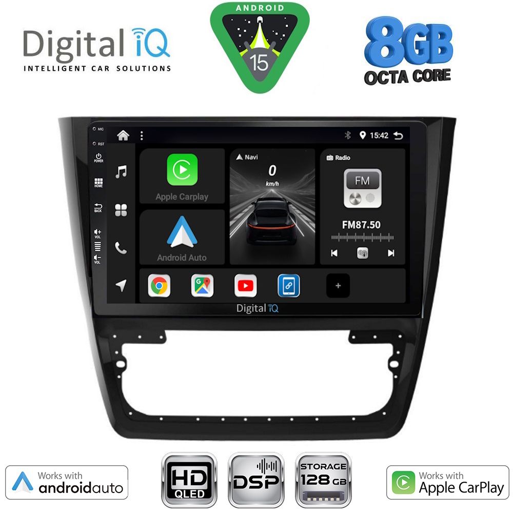 DIGITAL IQ BXF 7610_CPAA (10inc) MULTIMEDIA TABLET for SKODA YETI mod. 2014-2018