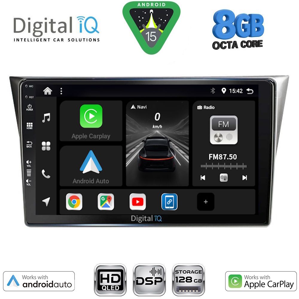 DIGITAL IQ BXF 7659_CPAA (9inc) MULTIMEDIA TABLET for SUBARU IMPREZA mod. 2002-2008