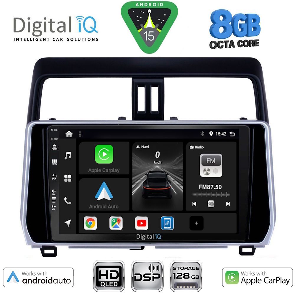 DIGITAL IQ BXF 7739_CPAA (10inc) MULTIMEDIA TABLET for TOYOTA LAND CRUISER mod. 2019-2023