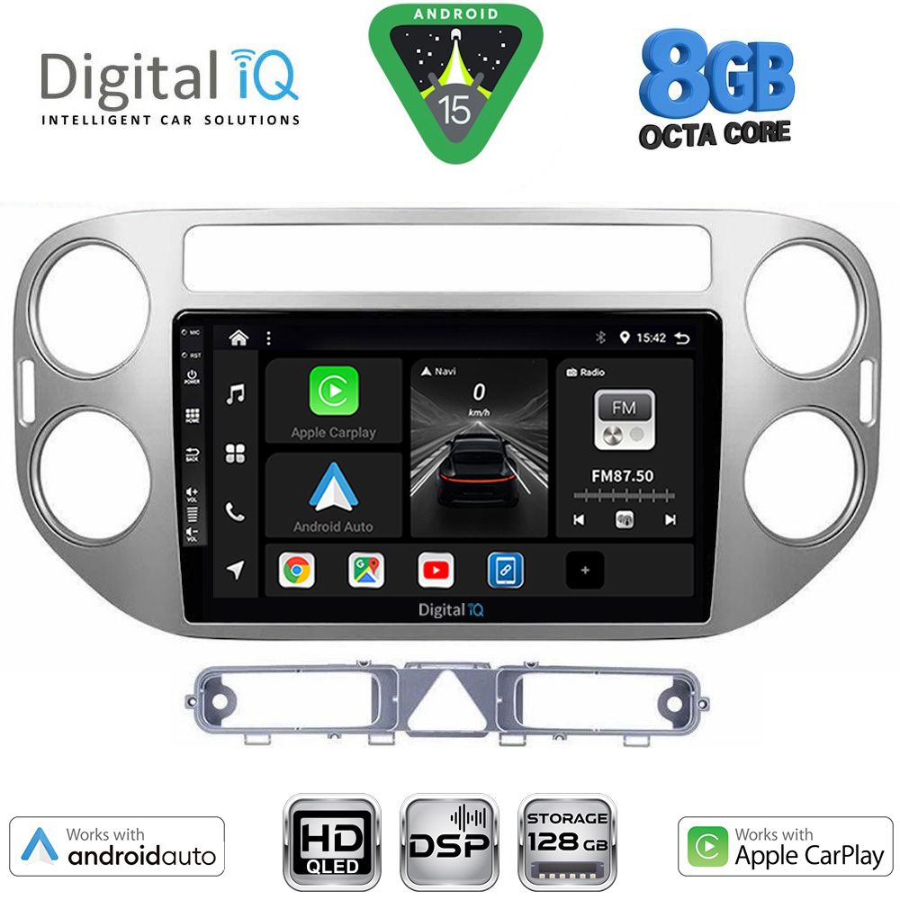 DIGITAL IQ BXF 7759GR_CPAA (9inc) MULTIMEDIA TABLET for VW TIGUAN mod. 2004-2011 (GREY)