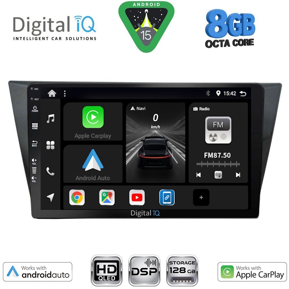 DIGITAL IQ BXF 7761_CPAA (10inc) MULTIMEDIA TABLET for VW TIGUAN mod. 2016-2024