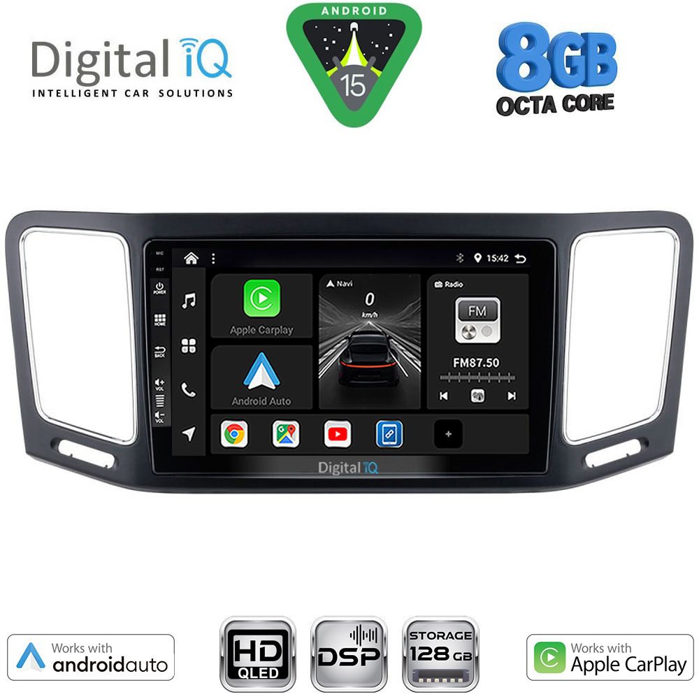 DIGITAL IQ BXF 7790_CPAA (9inc) MULTIMEDIA TABLET for VW SHARAN mod. 2011-2023