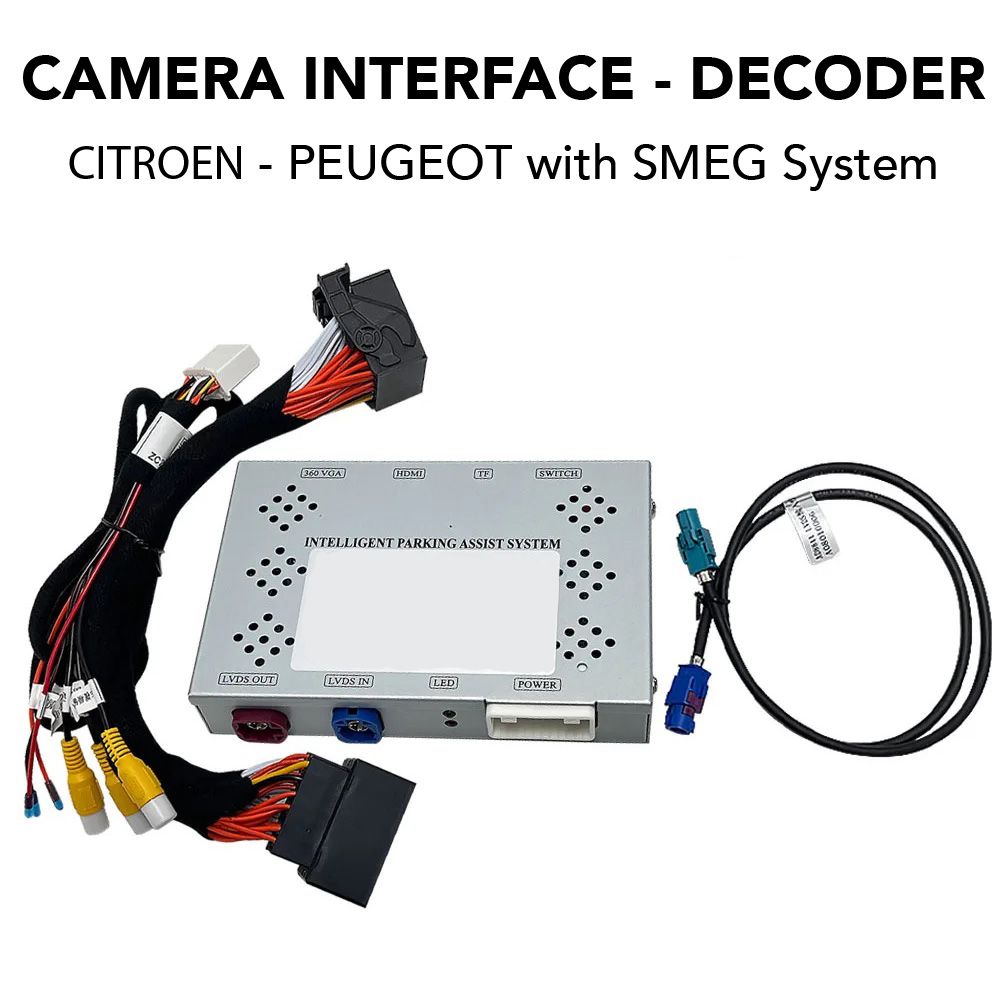 DIGITAL IQ CT 9885_CI (CAMERA INTERFACE for CITROEN - PEUGEOT mod. 2013-2017 with SMEG System)