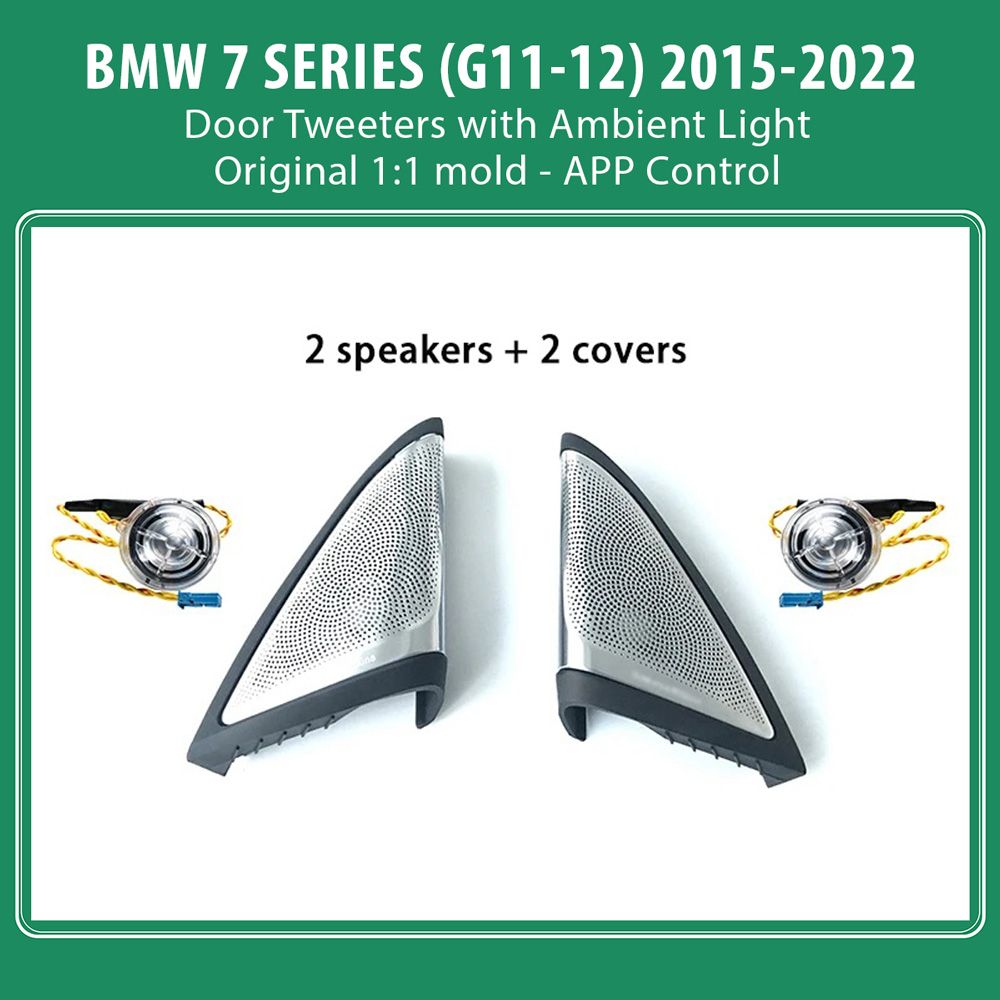 DIGITAL IQ AMBIENT BMW S.7 (TW) (G12) mod. 2015-2022 TWEETER (Tweeters with Ambient Light for BMW Series 7 mod. 2015-2022)