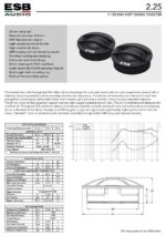 Ηχεία Αυτοκινήτου – ESB 2.6K2X - Image 4