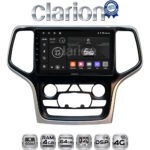 CLARION GL72534A Οθόνη OEM Multimedia Αυτοκινήτου για Jeep Grand Cherokee 2014 > 2019 (CarPlay/AndroidAuto/BT/GPS/WIFI/GPRS)