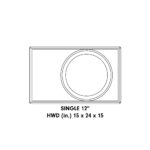 Subwoofer Αυτοκινήτου - DD AUDIO - LE-512.1 - Image 3