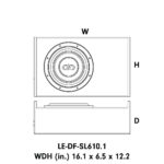 Subwoofer Αυτοκινήτου - DD Audio - LE-DF-SL610 - Image 4