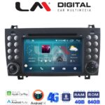 LM Digital - LM C8096 GPS Οθόνη OEM Multimedia Αυτοκινήτου για MERCEDES SLK (R171) 04>10 (CarPlay/AndroidAuto/BT/GPS/WIFI/GPRS)