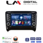 LM Digital - LM N4078 GPS Οθόνη OEM Multimedia Αυτοκινήτου για AUDI TT 2007 > 2014 (CarPlay/AndroidAuto/BT/GPS/WIFI)