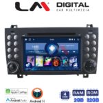 LM Digital - LM N4096 GPS Οθόνη OEM Multimedia Αυτοκινήτου για MERCEDES SLK (R171) 04>10 (CarPlay/AndroidAuto/BT/GPS/WIFI)