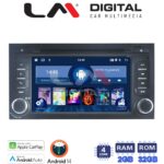 LM Digital - LM N4306 GPS Οθόνη OEM Multimedia Αυτοκινήτου για SEAT LEON, IBIZA (CarPlay/AndroidAuto/BT/GPS/WIFI)