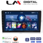LM Digital - LM N4910 GPS Οθόνη universal tablet style Multimedia Αυτοκινήτου 10inch (CarPlay/AndroidAuto/BT/GPS/WIFI)