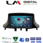 LM Digital - LM R8145 GPS Οθόνη OEM Multimedia Αυτοκινήτου για RENAULT Megane3 2009-2011 (CarPlay/AndroidAuto/BT/GPS/WIFI/GPRS)
