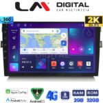 LM Digital - LM ZB8028 GPS Οθόνη OEM Multimedia Αυτοκινήτου για Toyota Auris 2007 > 2012 (CarPlay/AndroidAuto/BT/GPS/WIFI/GPRS)
