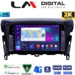 LM Digital - LM ZB8030 GPS Οθόνη OEM Multimedia Αυτοκινήτου για MITSUBISHI ECLIPSE CROSS 2018> (CarPlay/AndroidAuto/BT/GPS/WIFI/GPRS)