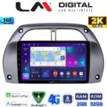 LM Digital - LM ZB8071 GPS Οθόνη OEM Multimedia Αυτοκινήτου για Toyota Rav 4 2001 > 2006 (CarPlay/AndroidAuto/BT/GPS/WIFI/GPRS)