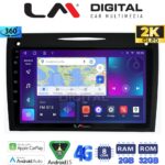 LM Digital - LM ZB8096 GPS Οθόνη OEM Multimedia Αυτοκινήτου για Mercedes SLK (W171) (CarPlay/AndroidAuto/BT/GPS/WIFI/GPRS)