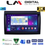 LM Digital - LM ZB8193 GPS Οθόνη OEM Multimedia Αυτοκινήτου για DUCATO, BOXER, JUMBER  (CarPlay/AndroidAuto/BT/GPS/WIFI/GPRS)