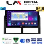 LM Digital - LM ZB8201 GPS Οθόνη OEM Multimedia Αυτοκινήτου για Jeep Gran Cherokee 1999 > 2004 (CarPlay/AndroidAuto/BT/GPS/WIFI/GPRS)