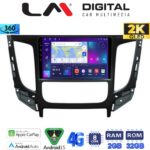 LM Digital - LM ZB8230 GPS Οθόνη OEM Multimedia Αυτοκινήτου για Mitsubishi L200 2014 >Μόνο για αυτοκίνητα με Κλιματισμό (CarPlay/AndroidAuto/BT/GPS/WIFI/GPRS)