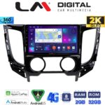 LM Digital - LM ZB8230A GPS Οθόνη OEM Multimedia Αυτοκινήτου για Mitsubishi L200 2014 > Μόνο για αυτοκίνητα με Air Condition (CarPlay/AndroidAuto/BT/GPS/WIFI/GPRS)