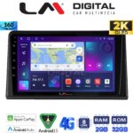 LM Digital - LM ZB8326 GPS Οθόνη OEM Multimedia Αυτοκινήτου για Renault Express 2023 > (CarPlay/AndroidAuto/BT/GPS/WIFI/GPRS)