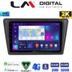 LM Digital - LM ZB8327 GPS Οθόνη OEM Multimedia Αυτοκινήτου για Skoda Rapid Spaceback 2014 > (CarPlay/AndroidAuto/BT/GPS/WIFI/GPRS)
