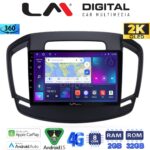 LM Digital - LM ZB8338 GPS Οθόνη OEM Multimedia Αυτοκινήτου για OPEL INSIGNIA  2014> (CarPlay/AndroidAuto/BT/GPS/WIFI/GPRS)