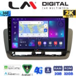 LM Digital - LM ZB8346 GPS Οθόνη OEM Multimedia Αυτοκινήτου για Seat Ibiza 2012 > 2015 (CarPlay/AndroidAuto/BT/GPS/WIFI/GPRS)