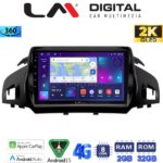 LM Digital - LM ZB8362 GPS Οθόνη OEM Multimedia Αυτοκινήτου για FORD KUGA 2013> & C-MAX 2011> (CarPlay/AndroidAuto/BT/GPS/WIFI/GPRS)