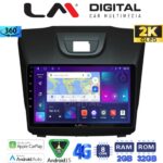 LM Digital - LM ZB8435 GPS Οθόνη OEM Multimedia Αυτοκινήτου για ISUZU DMAX 2012> (CarPlay/AndroidAuto/BT/GPS/WIFI/GPRS)