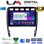 LM Digital - LM ZB8443 GPS Οθόνη OEM Multimedia Αυτοκινήτου για PORSCHE CAYENNE 2002>2011 (CarPlay/AndroidAuto/BT/GPS/WIFI/GPRS)