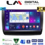 LM Digital - LM ZB8481 GPS Οθόνη OEM Multimedia Αυτοκινήτου για Toyota Prius 2002 > 2009 (CarPlay/AndroidAuto/BT/GPS/WIFI/GPRS)