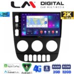 LM Digital - LM ZB8505 GPS Οθόνη OEM Multimedia Αυτοκινήτου για Mercedes ML 1998 > 2005 (CarPlay/AndroidAuto/BT/GPS/WIFI/GPRS)